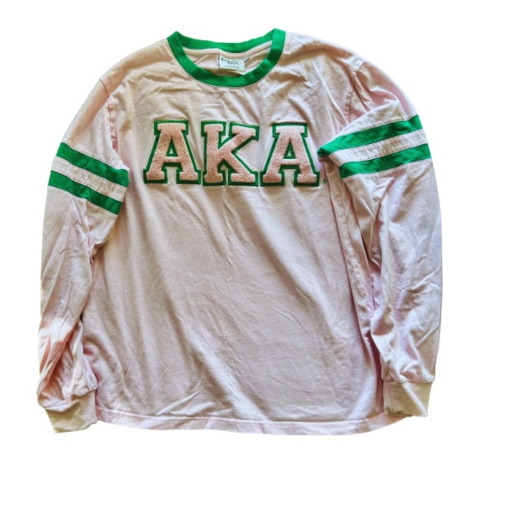 Pink and Green AKA Long Sleeve Shirt